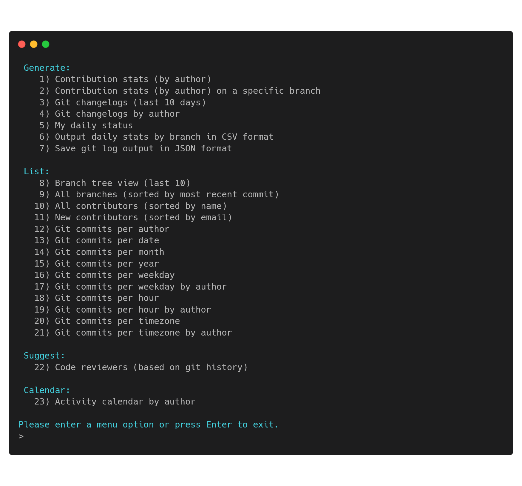 git-quick-stats